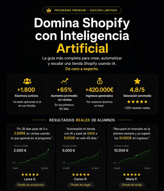Shopify + IA Master